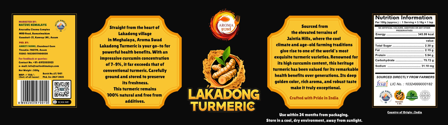 Lakadong Turmeric