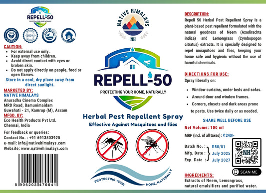 Repell-50 Herbal Repellent Spray