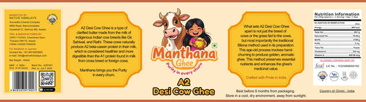 Manthana A2 Desi Cow Ghee